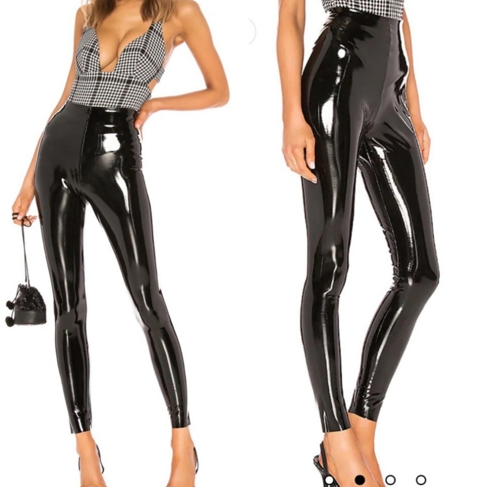 Commando Classic Perfect Control Patent Leather Legging en Black Size S ‎ Small